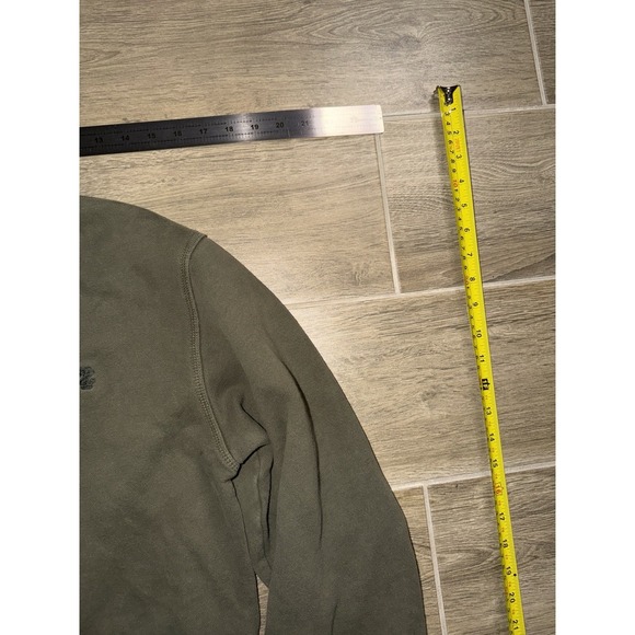 IZOD Men's Medium Green Crewneck Sweatshirt Classic Logo Pullover Classic - Picture 12 of 16